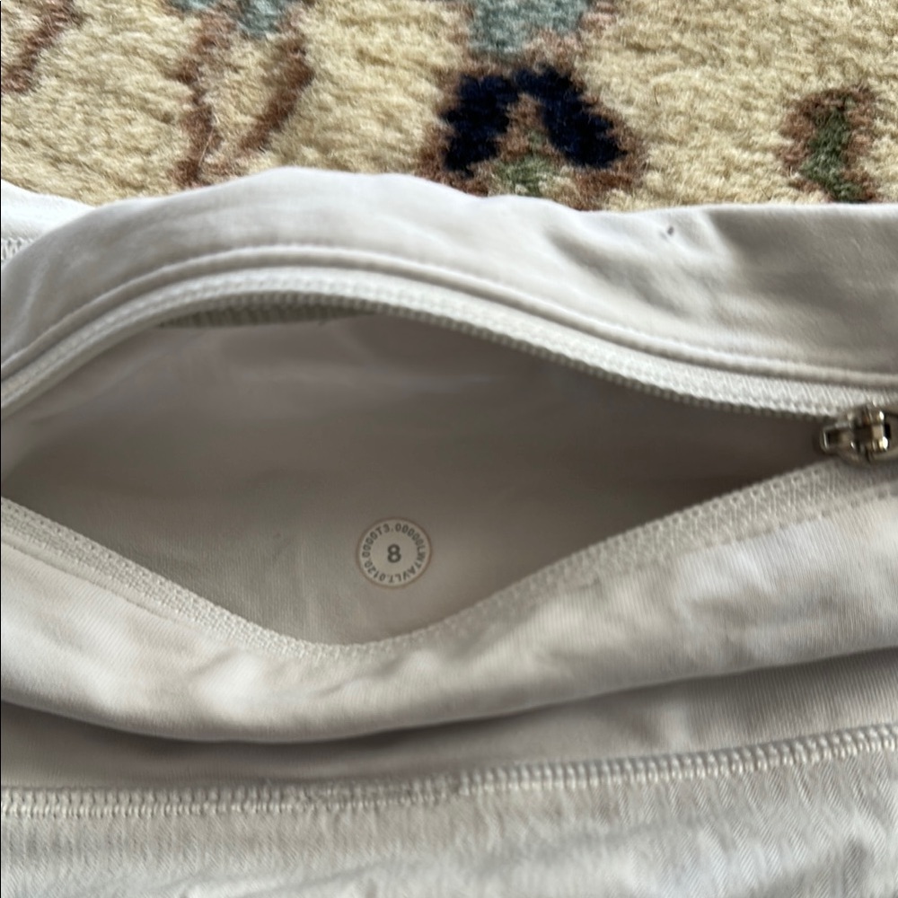 lululemon athletica White Athletic Shorts with Wide Waistband - Picture 3 of 5